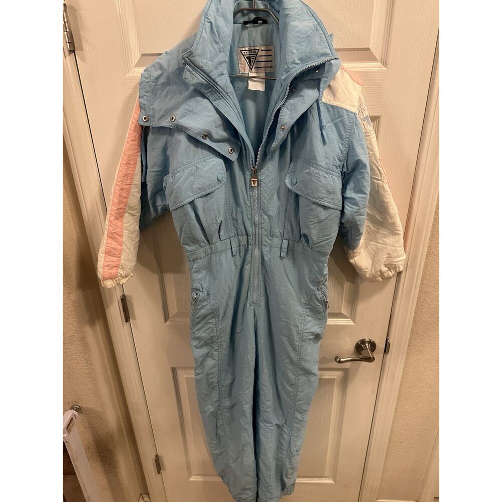 Vintage 80s 90s Tyrolia By Head One Piece Retro Ski Snow Suit Women's Size XS